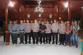 MENYAMBUT DAN MENANGGAPI ANJANGSANA BAPAK KAPOLRES GUNUNGKIDUL DI KALURAHAN KARANGMOJO